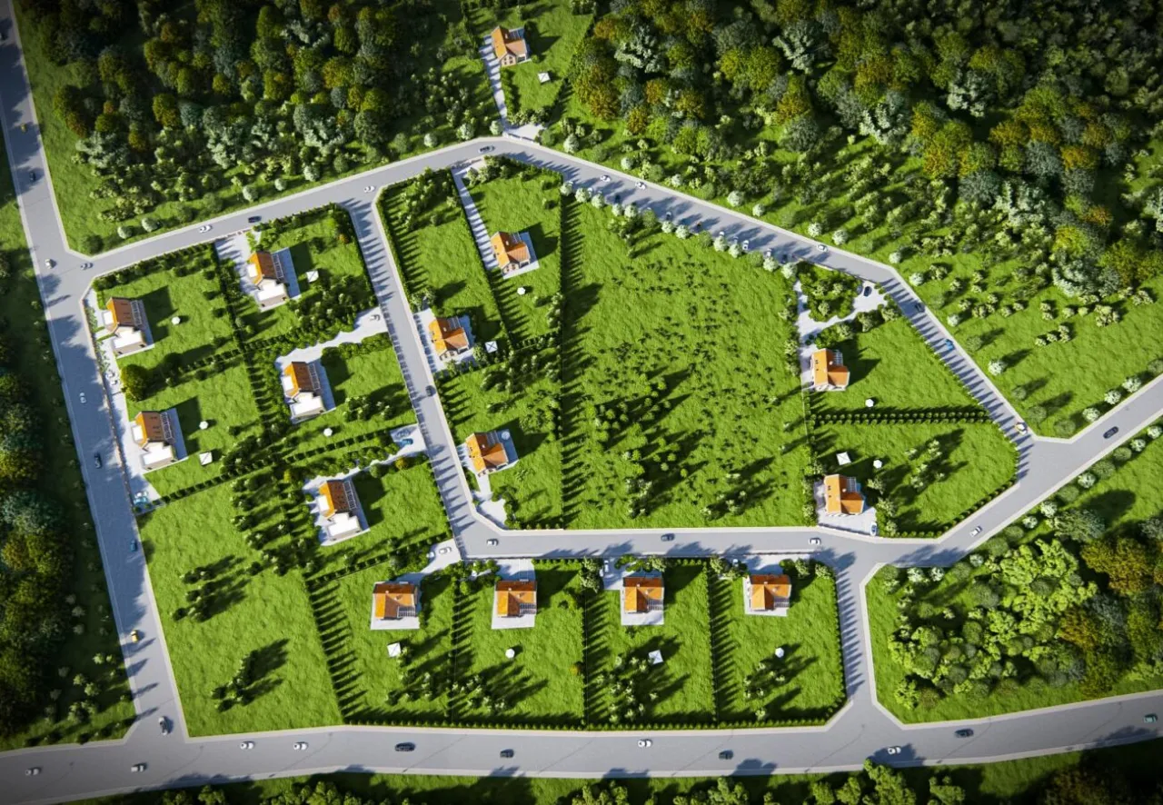 Por&oacute;wnanie dużego i małego osiedla wizualizacja