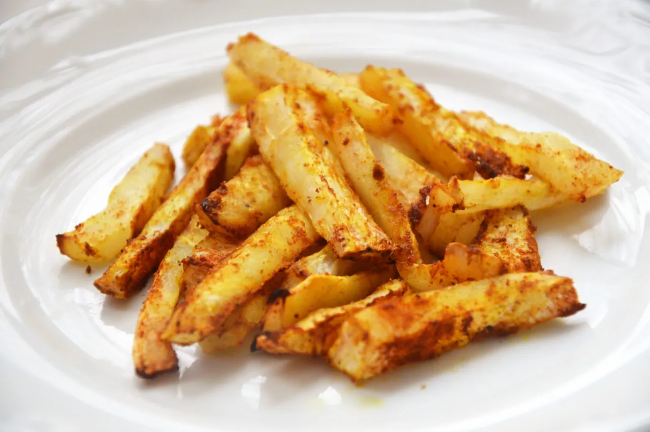 Seler korzeniowy i frytki z selera