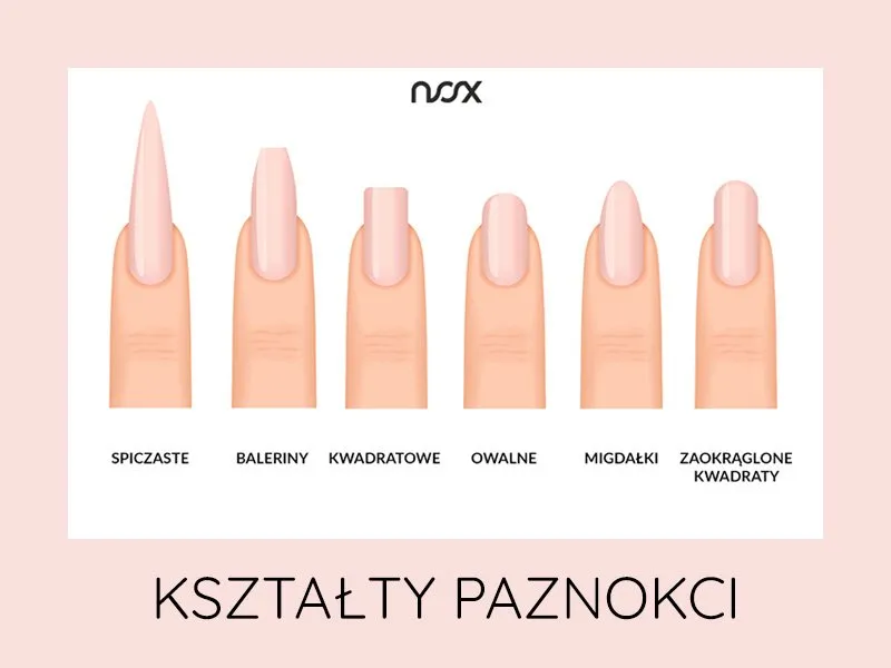 kształty paznokci do różnych dłoni poradnik