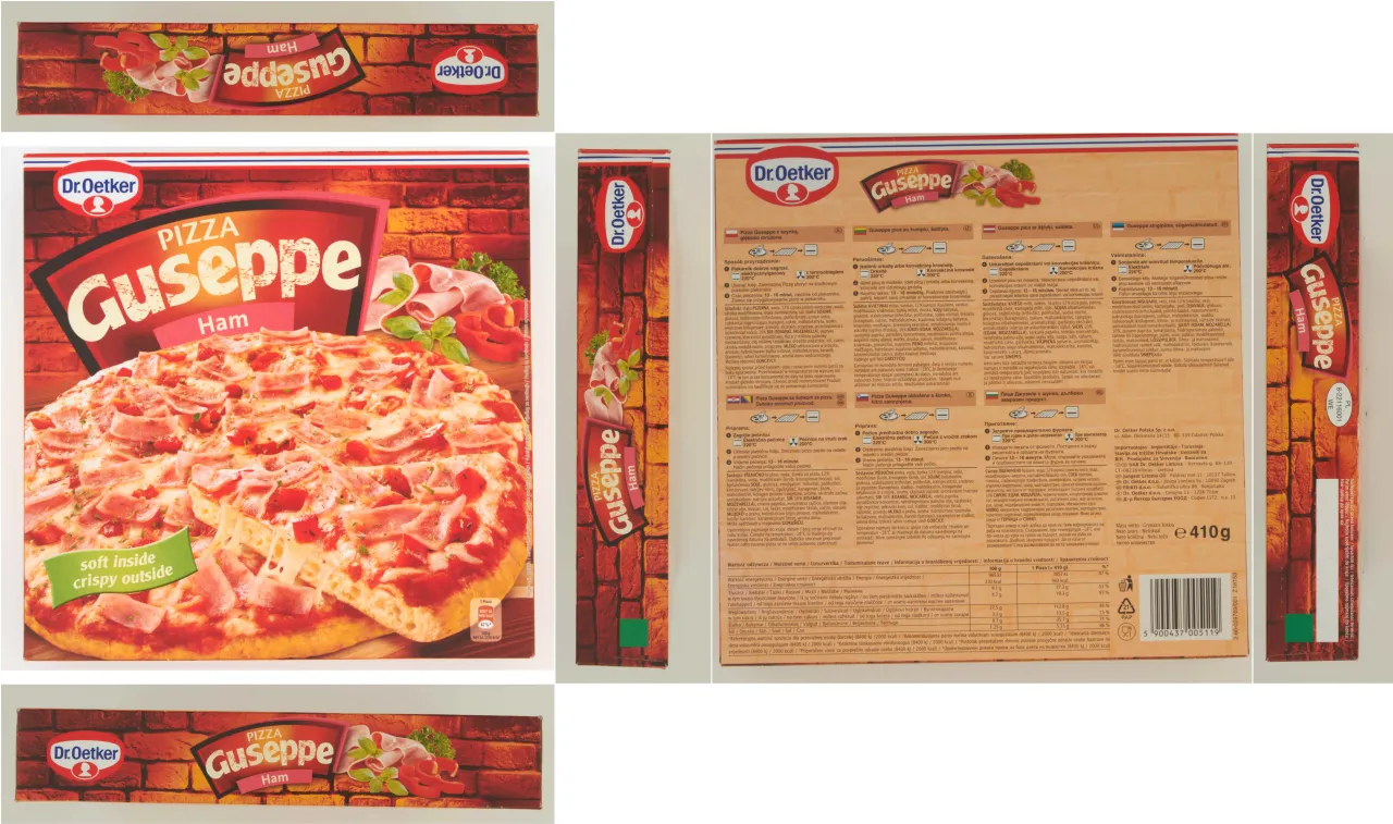 Pizza Guseppe mrożona i świeże składniki por&oacute;wnanie