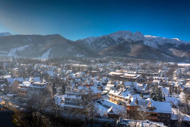 Zakopane Krupówki panorama