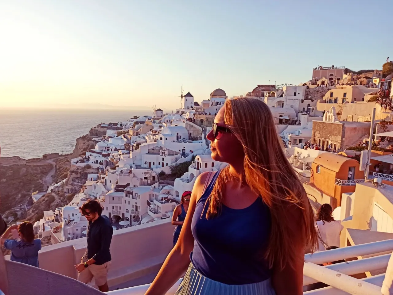 Santorini zachód słońca