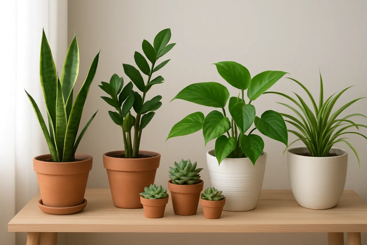 zamiokulkas sansewieria aspidistra zestawienie