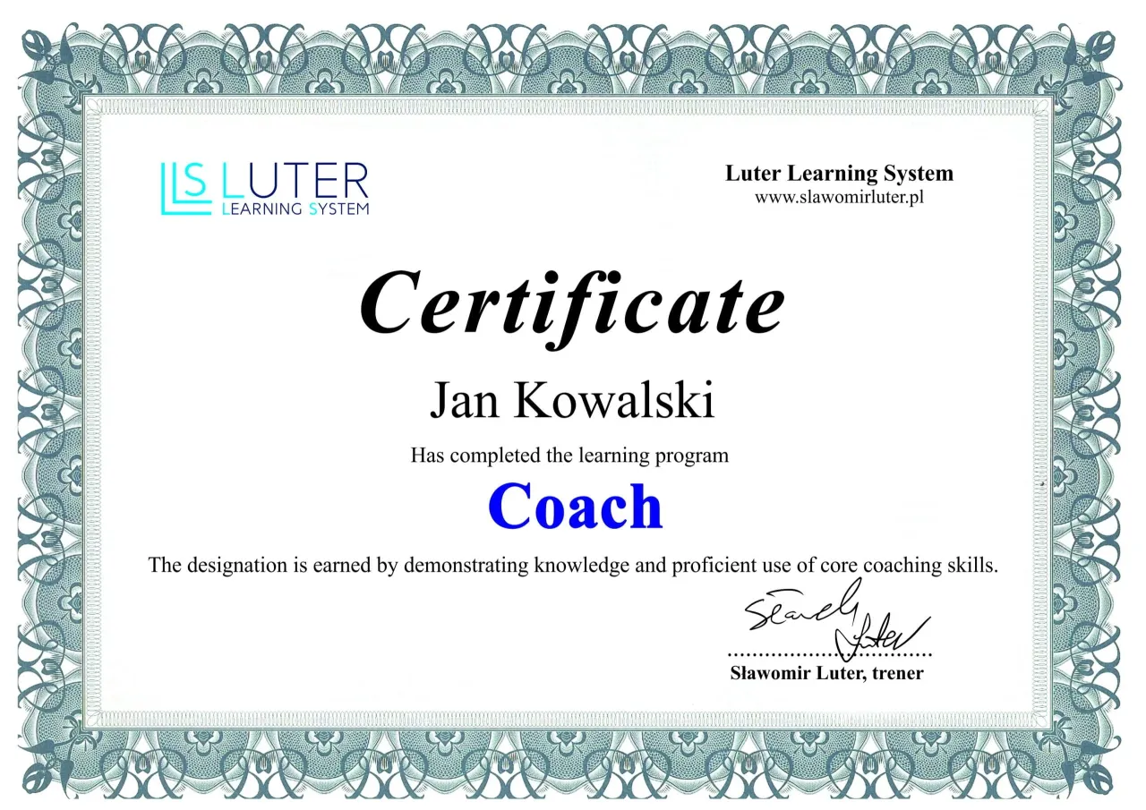 certyfikowany coach