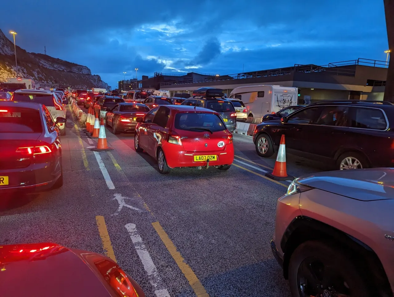 problemy na granicy uk