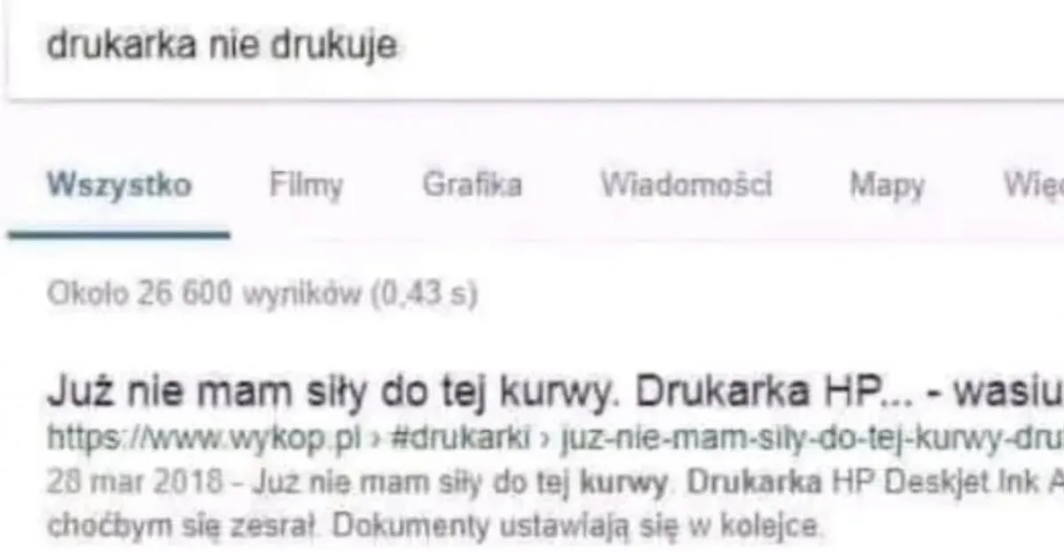 memy drukarka nie drukuje śmieszne