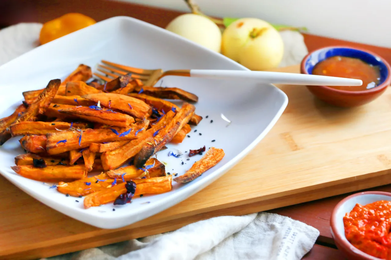 Problemy z pieczeniem frytek z batatów