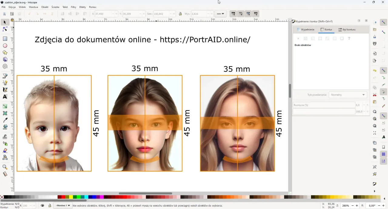 zdjęcie biometryczne paszport wymiary tło