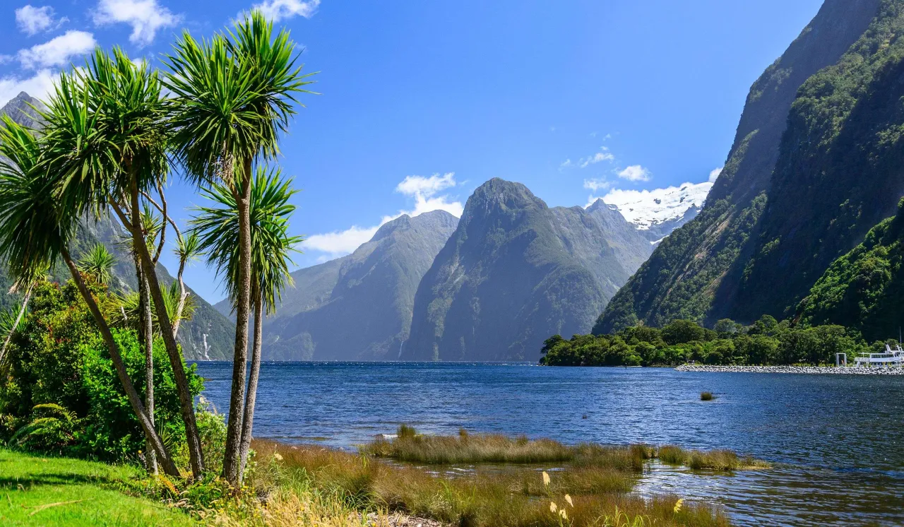 Nowa Zelandia Wyspa Południowa fiordy g&oacute;ry