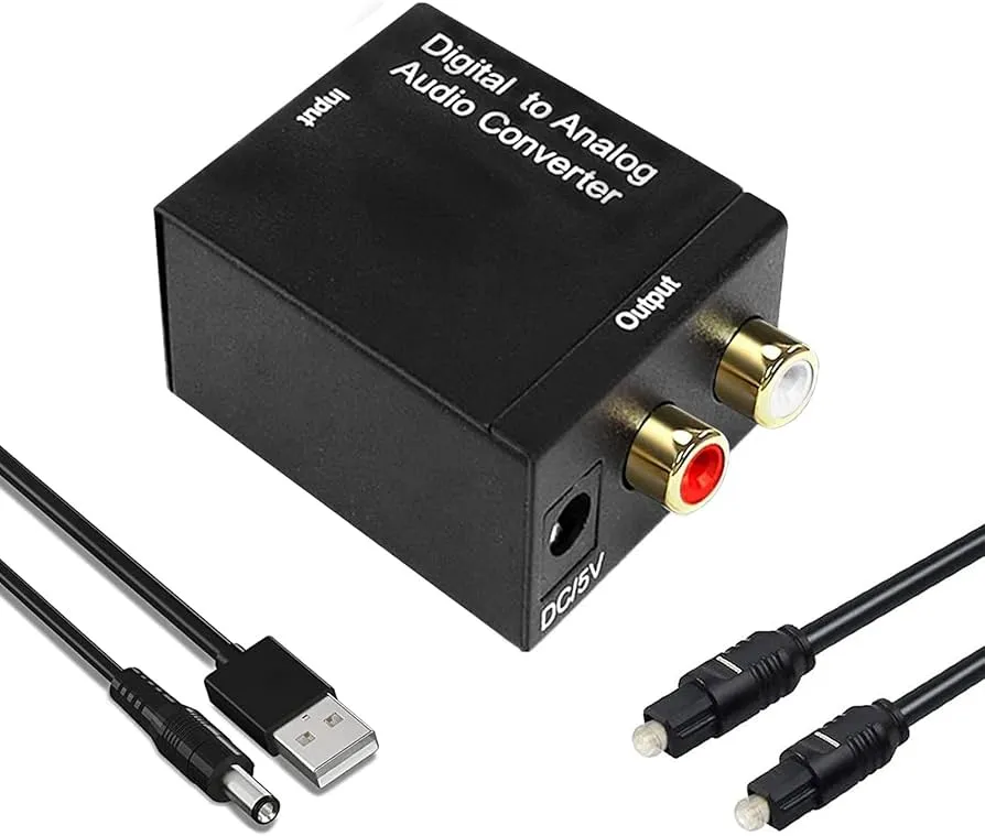 konwerter optyczny DAC mini jack