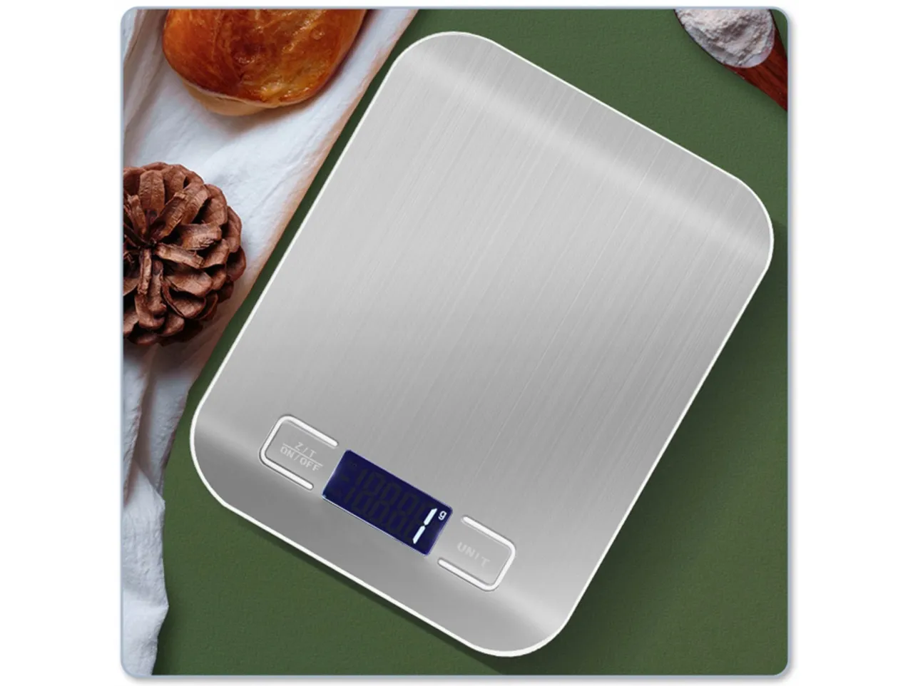 waga kuchenna i łyżki, precyzja w pieczeniu