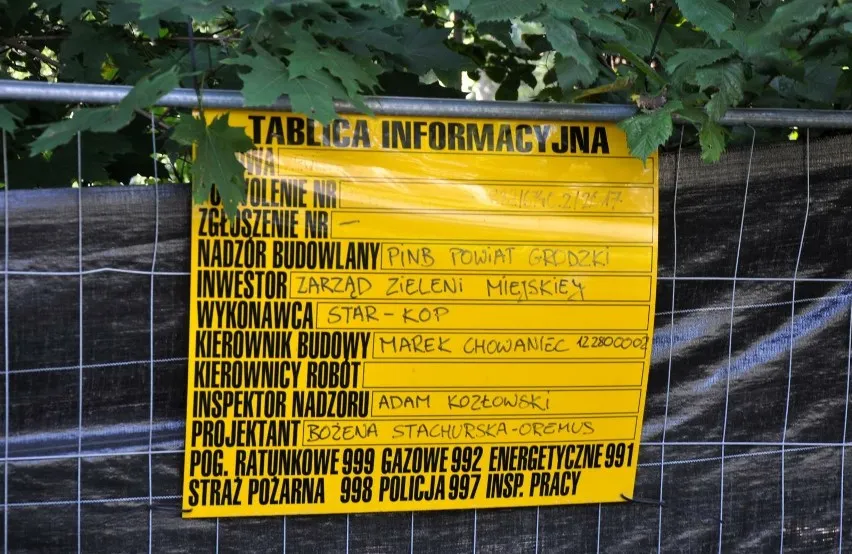 tablica informacyjna budowy, rozpoczęcie budowy formalności