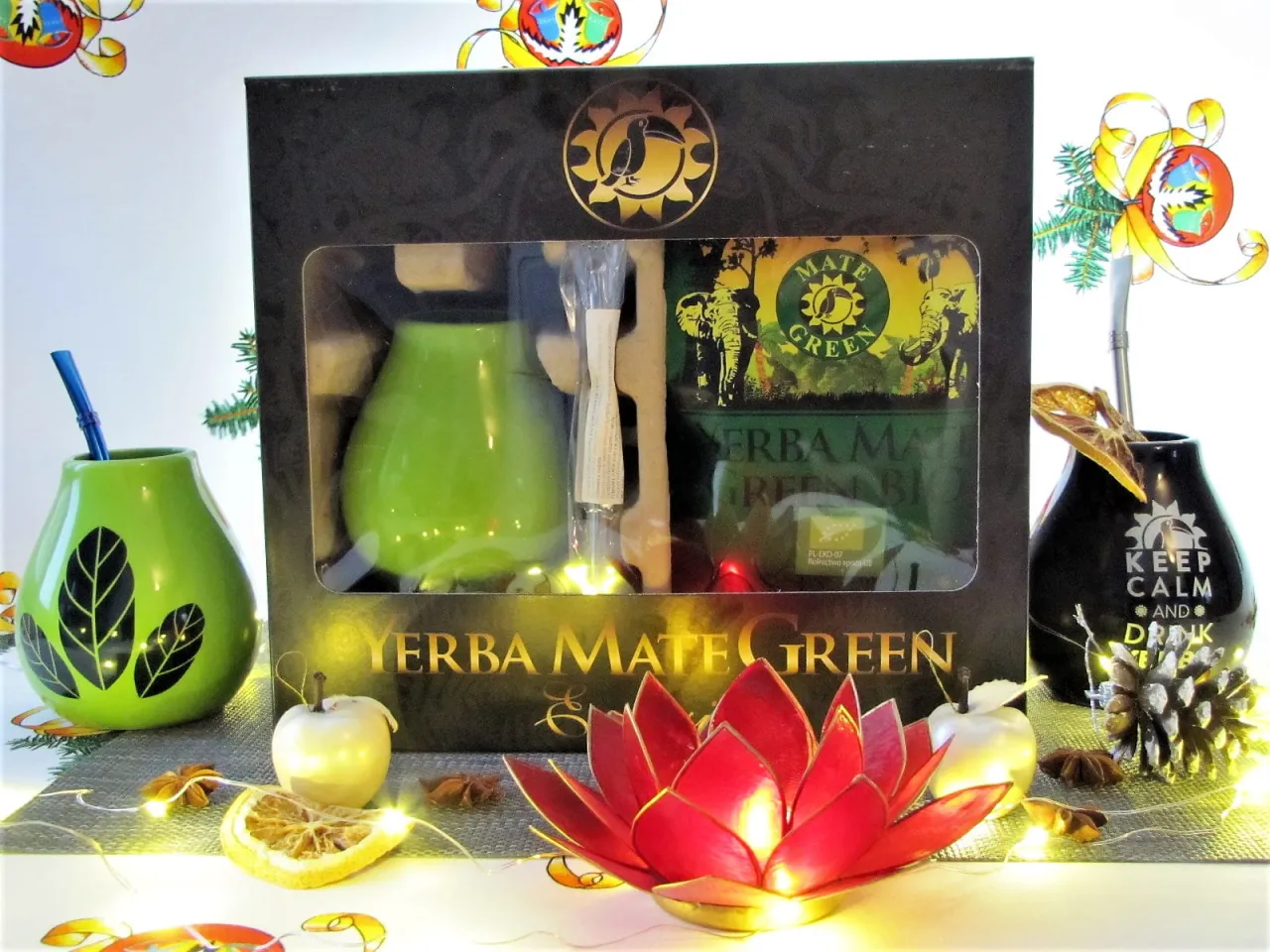 Matcha zestaw do parzenia i Yerba Mate matero bombilla