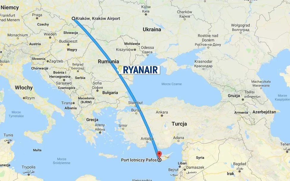 Zdjęcie Ile dokładnie trwa lot z Warszawy do Pafos? Sprawdź czas podróży na Cypr!