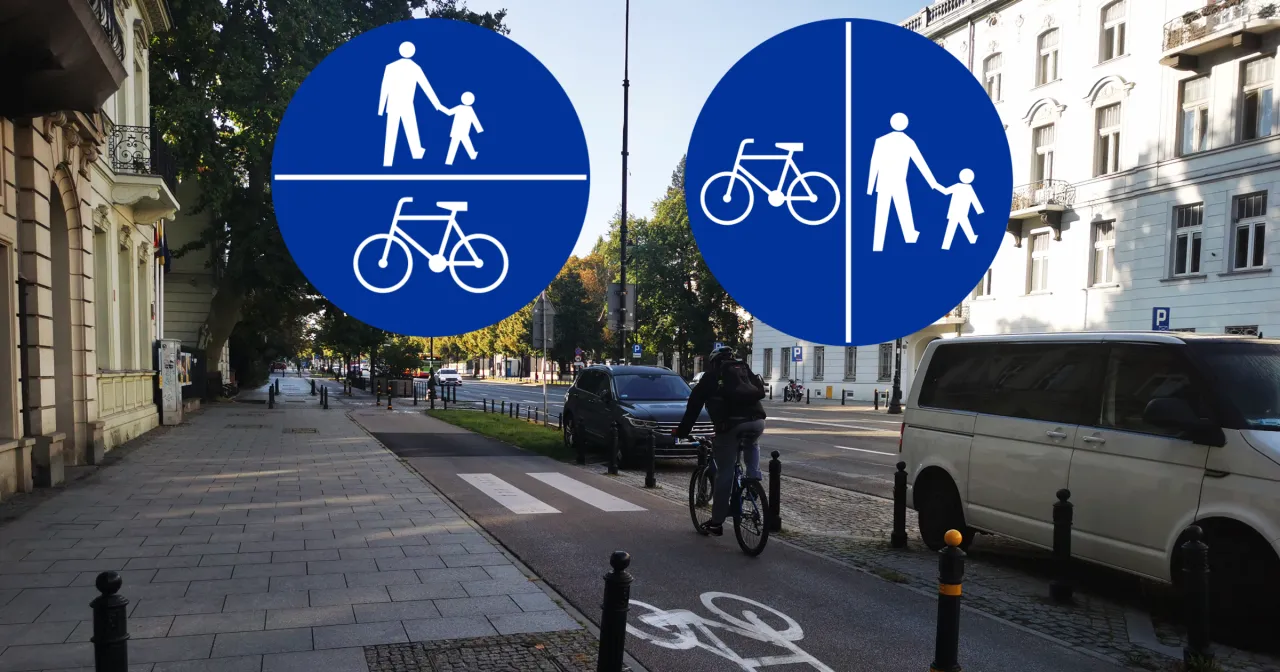 znak C-13 droga dla rower&oacute;w