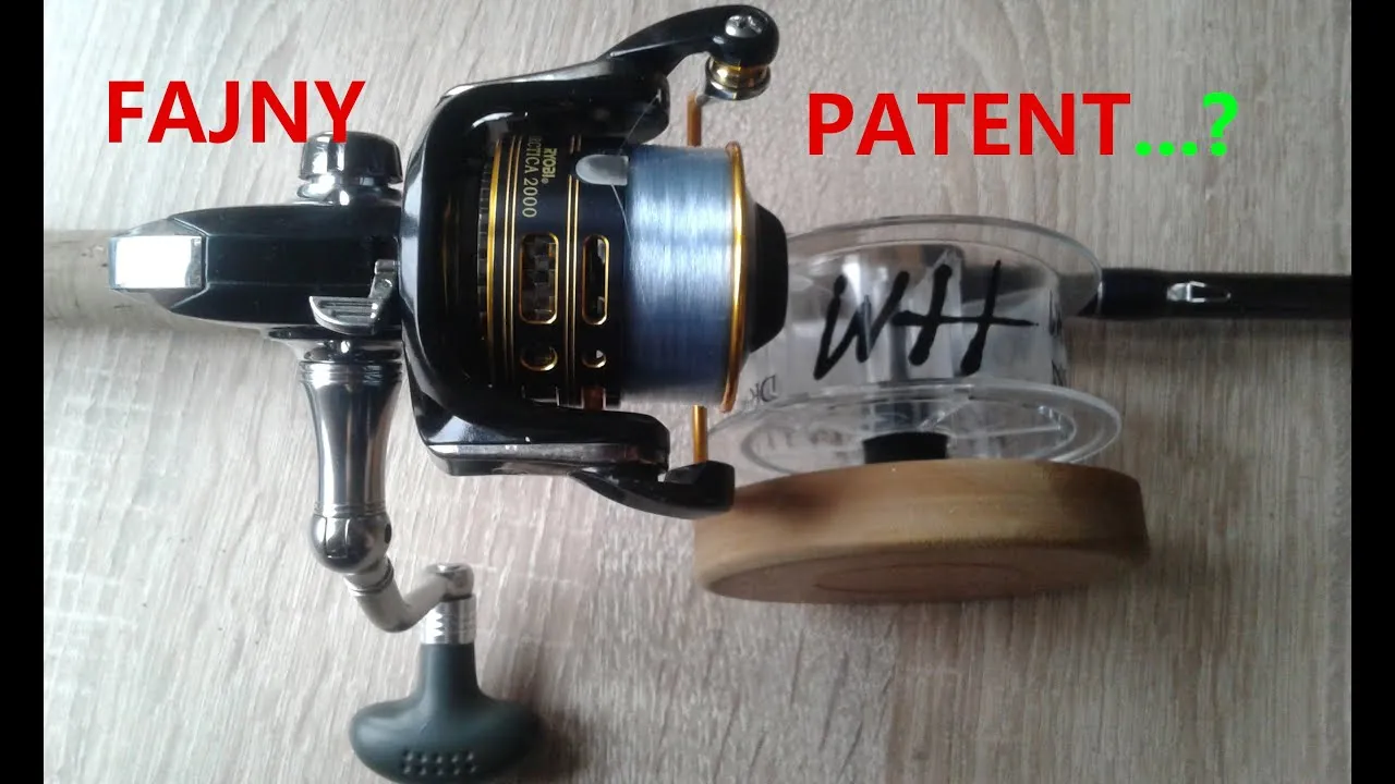 montaż kołowrotka nawijanie żyłki