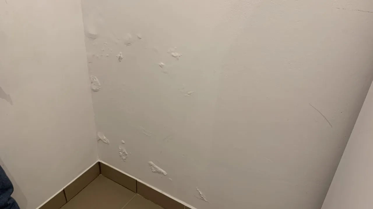 wilgotna łazienka pleśń na ścianie