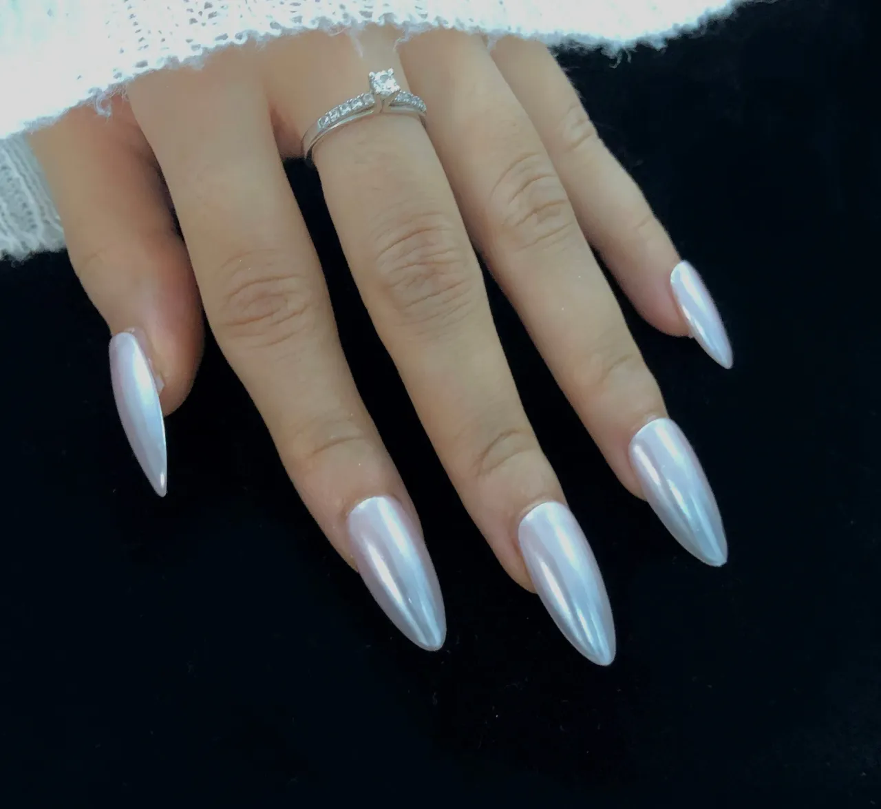 Paznokcie matowe, błyszczące, glazed donut