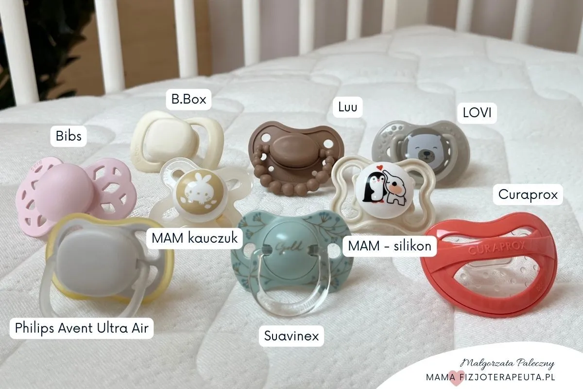 Rodzaje smoczków dla noworodka