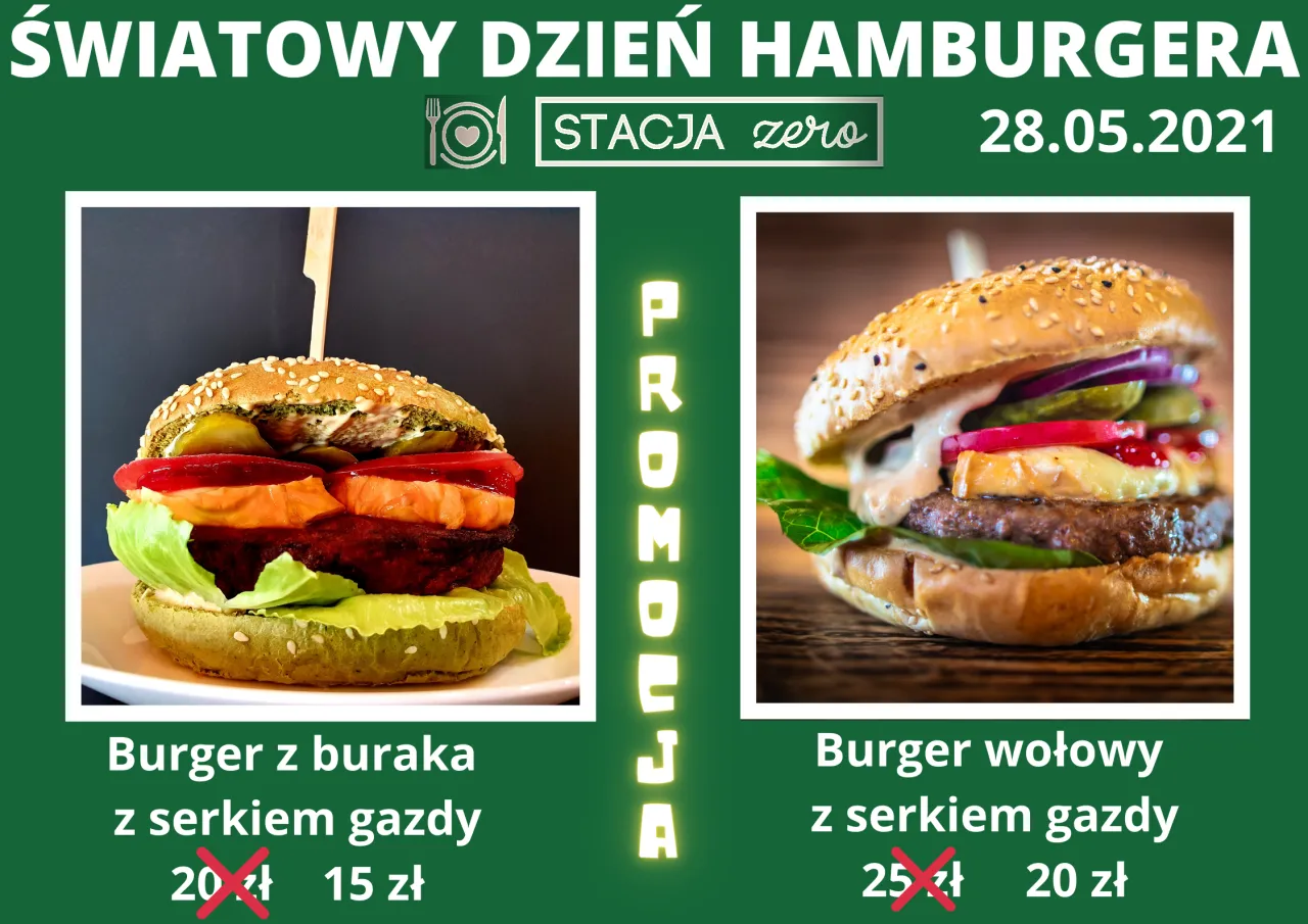 promocje na burgery dzień hamburgera