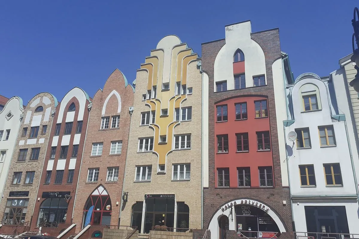 Elbląg Stare Miasto kamienice