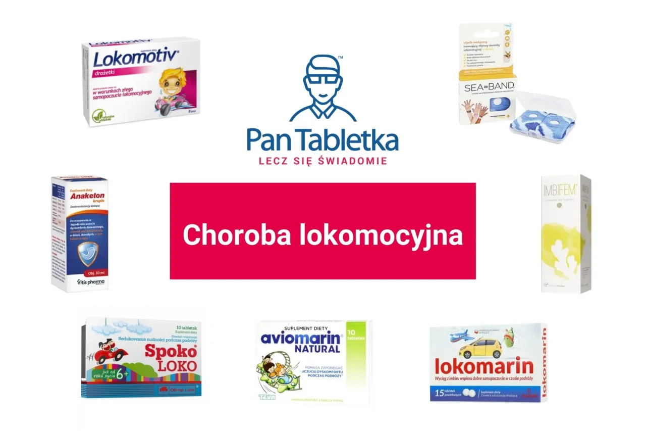 preparaty z imbirem na chorobę lokomocyjną