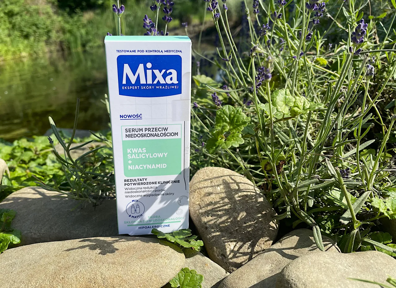 Mixa serum przeciw niedoskonałościom niacynamid kwas salicylowy