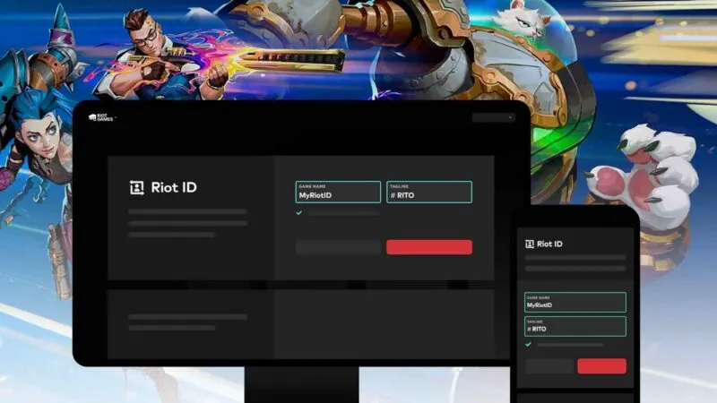 Riot ID w kliencie League of Legends lub Valorant