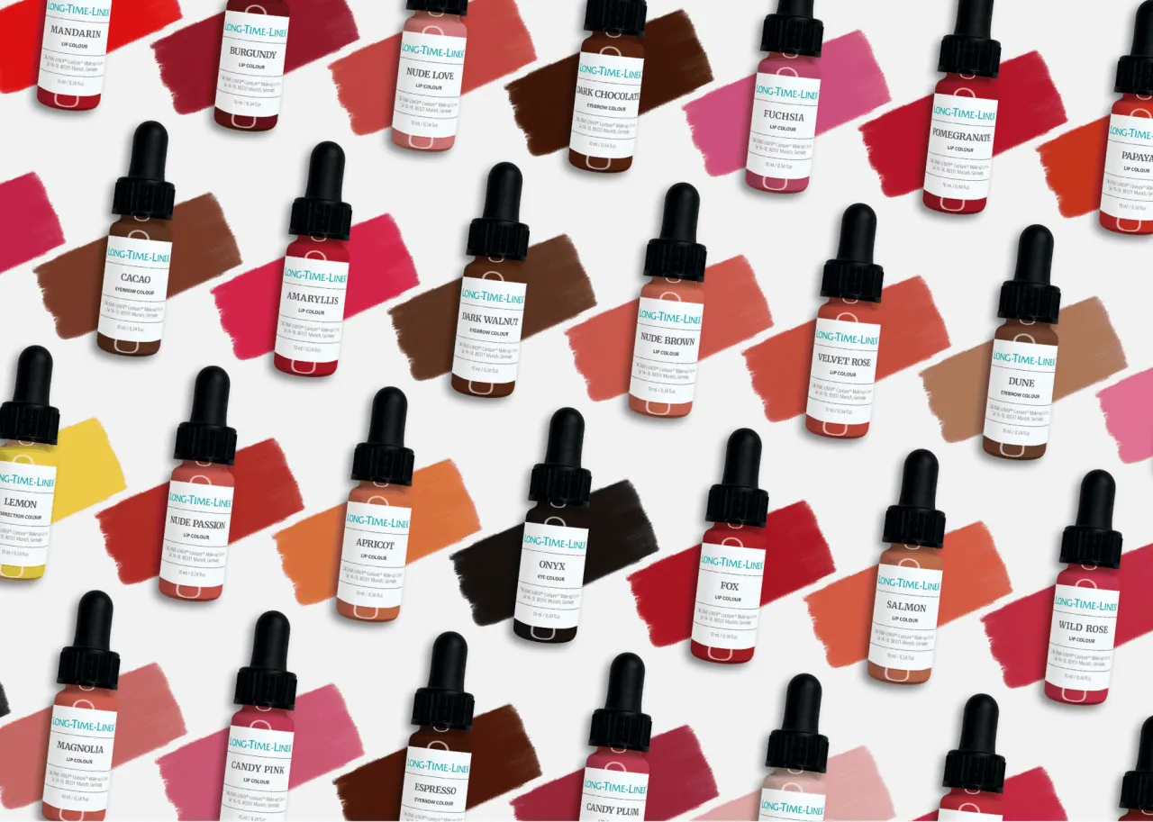 Permanent Make-up Farben verschiedene Typen