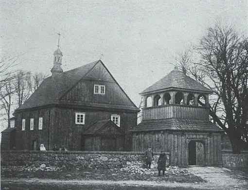 drewniany kości&oacute;ł Kożuch&oacute;wek