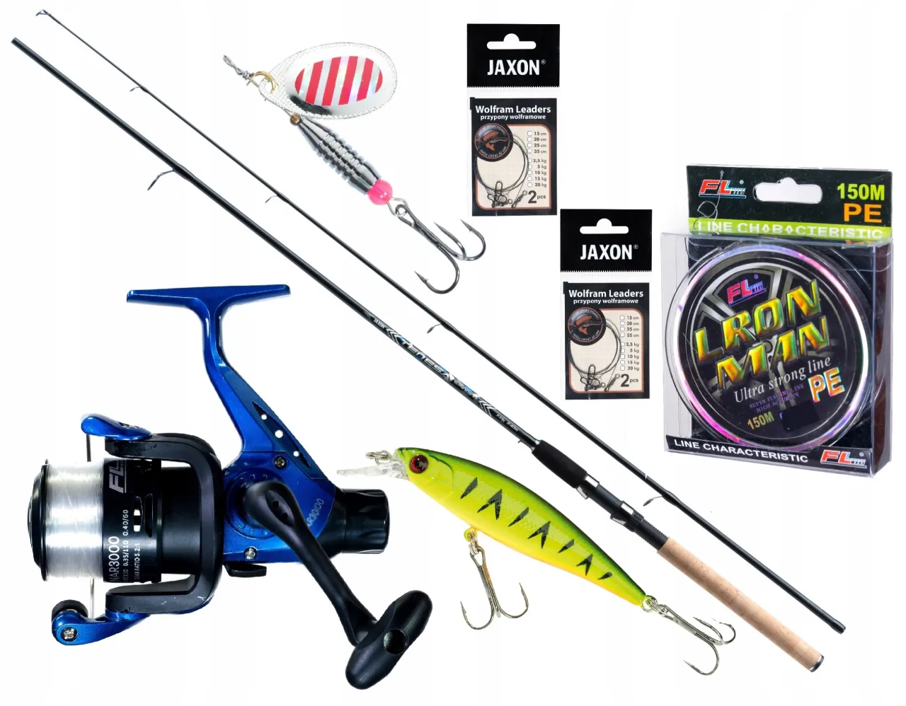 uzbrojona wędka spinningowa na szczupaka