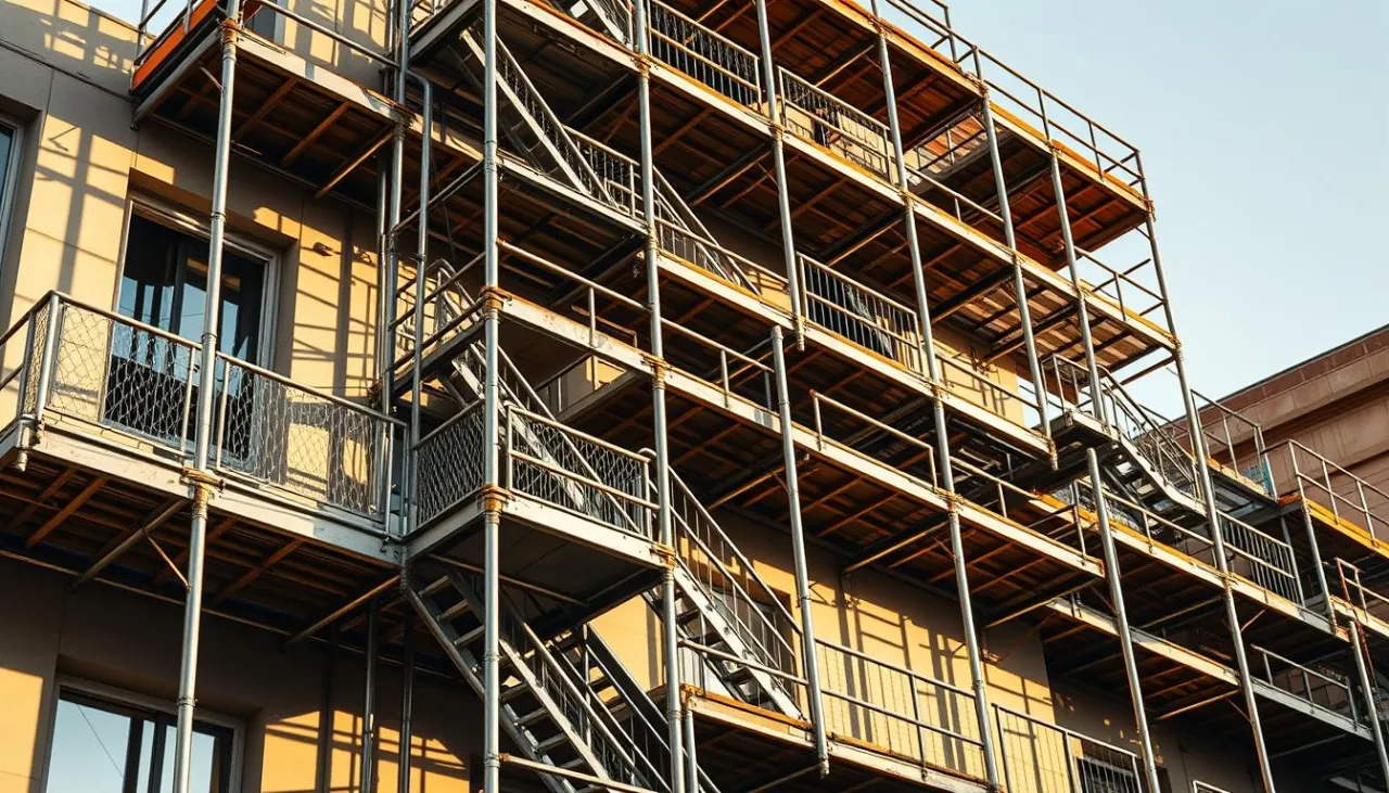 Certyfikowane kotwy do rusztowań przykłady