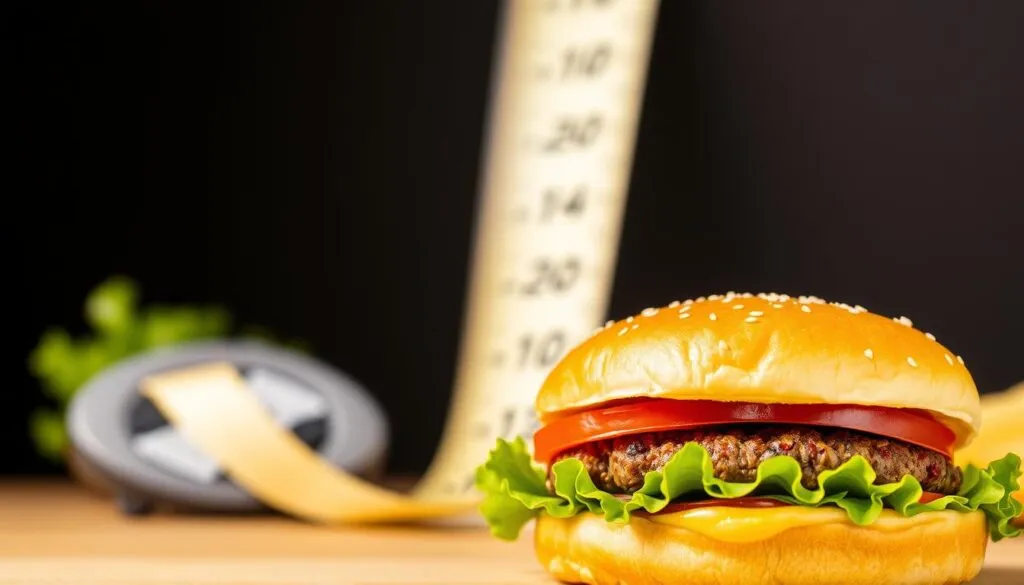 Składniki burgera wpływające na kaloryczność