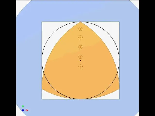 tr&oacute;jkąt Reuleaux wiercenie kwadratu