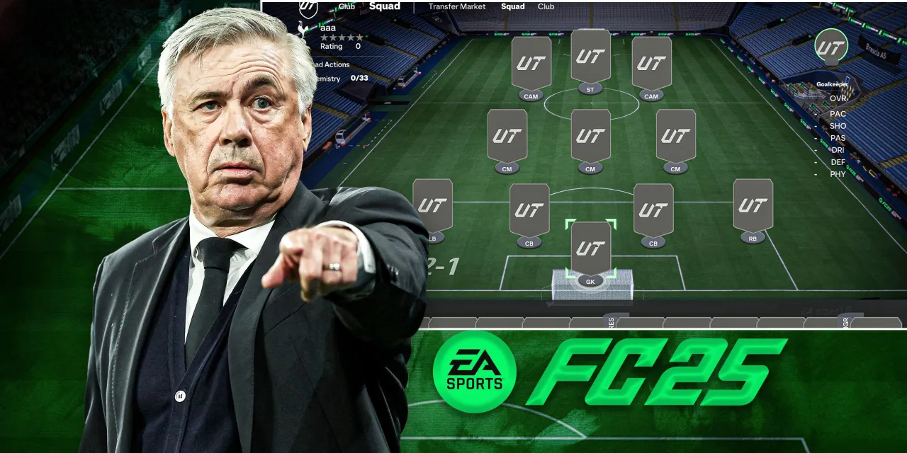 EA Sports FC 4-3-2-1 formation tactics