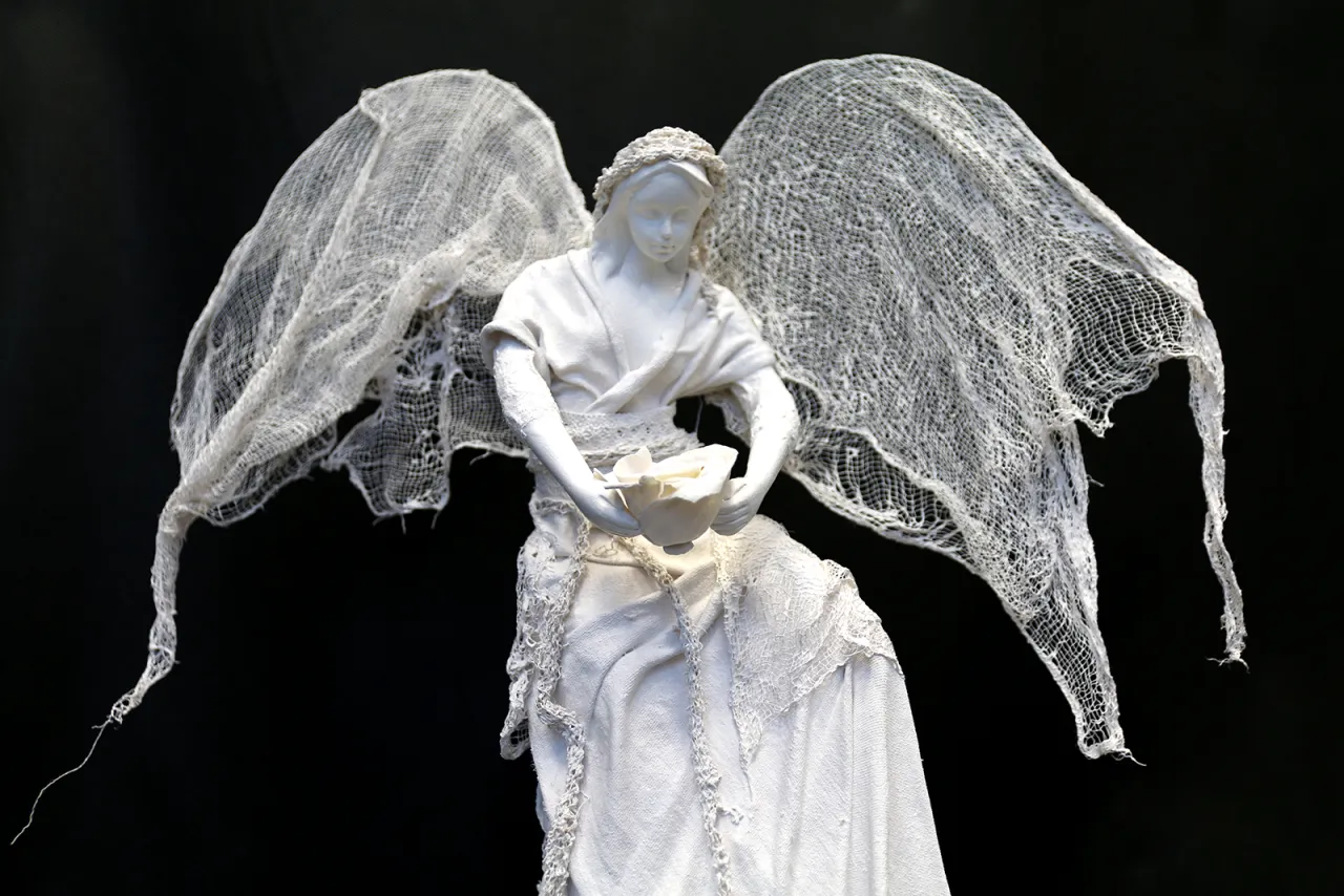 Rzeźby z tkaniny Powertex inspiracje