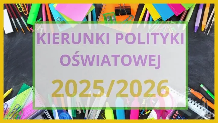 kierunki polityki oświatowej men infografika