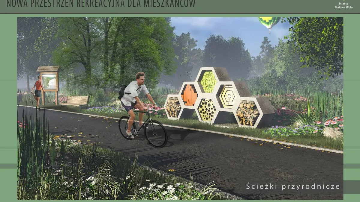 Błonia Nadsańskie Stalowa Wola ścieżka rowerowa