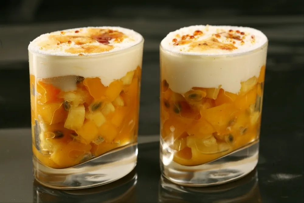 Verrine mascarpone exotique