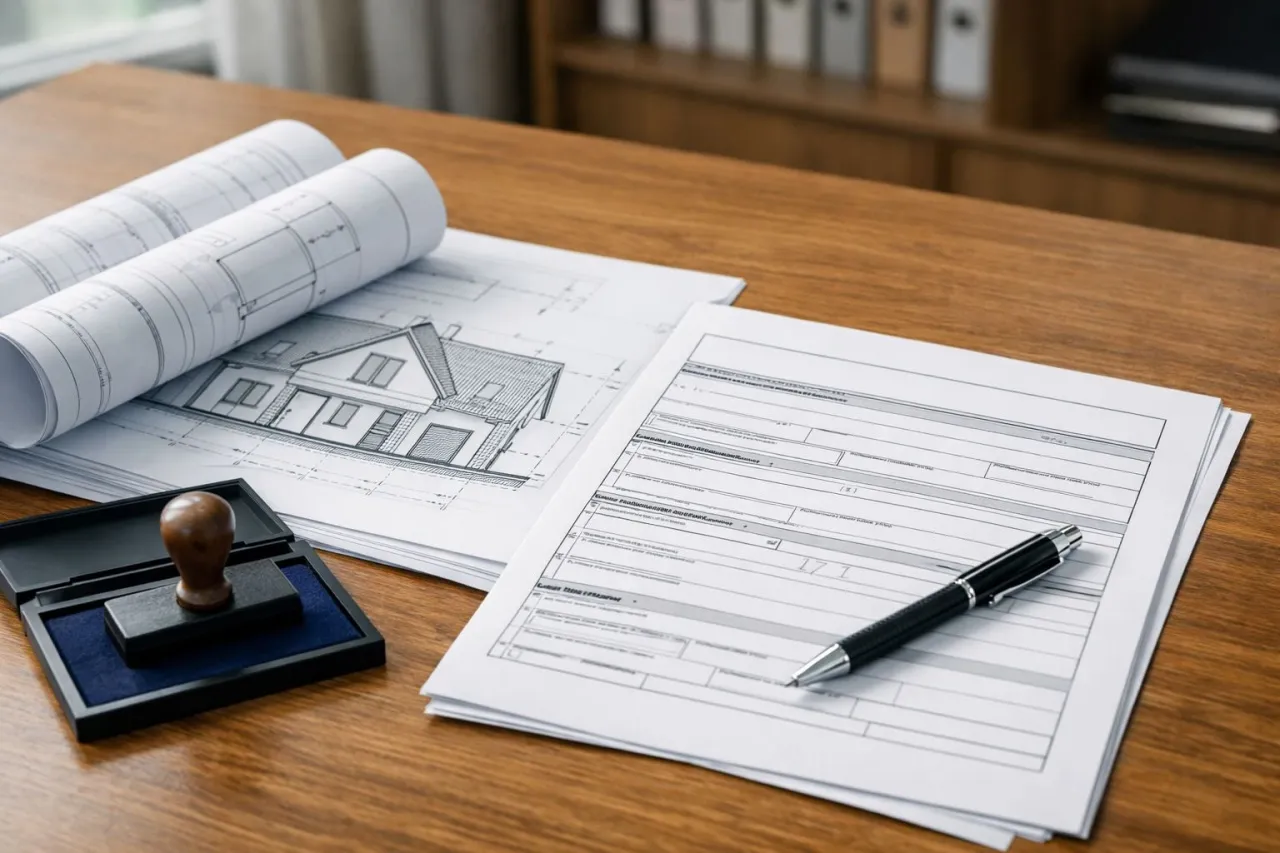 komplet dokument&oacute;w pozwolenie na budowę