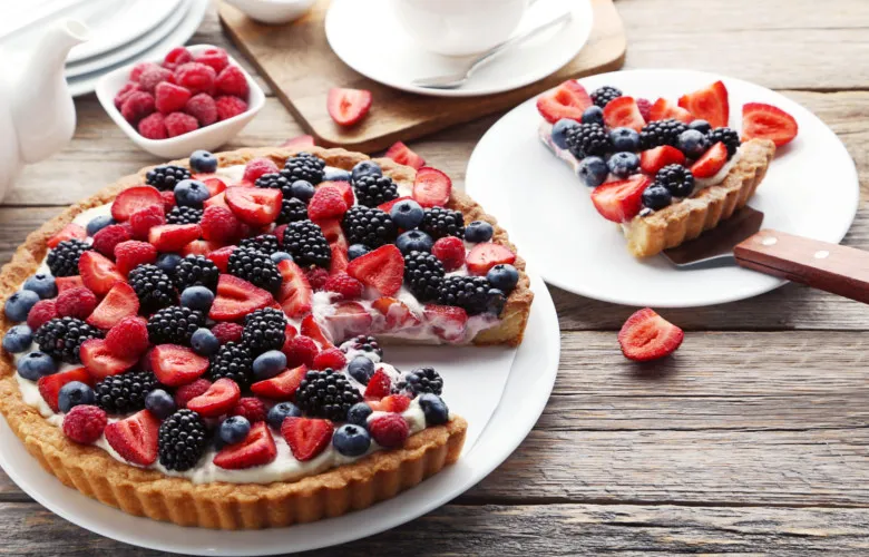 tarta owocowa i quiche