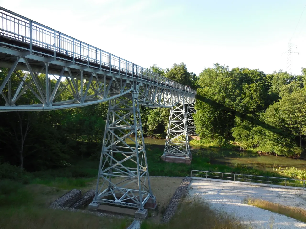 Most kolejki wąskotorowej Koronowo