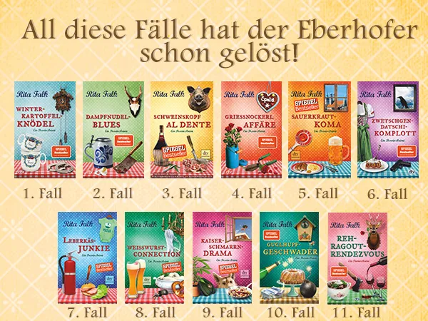 Eberhofer Krimi B&uuml;cher Reihe alle B&auml;nde