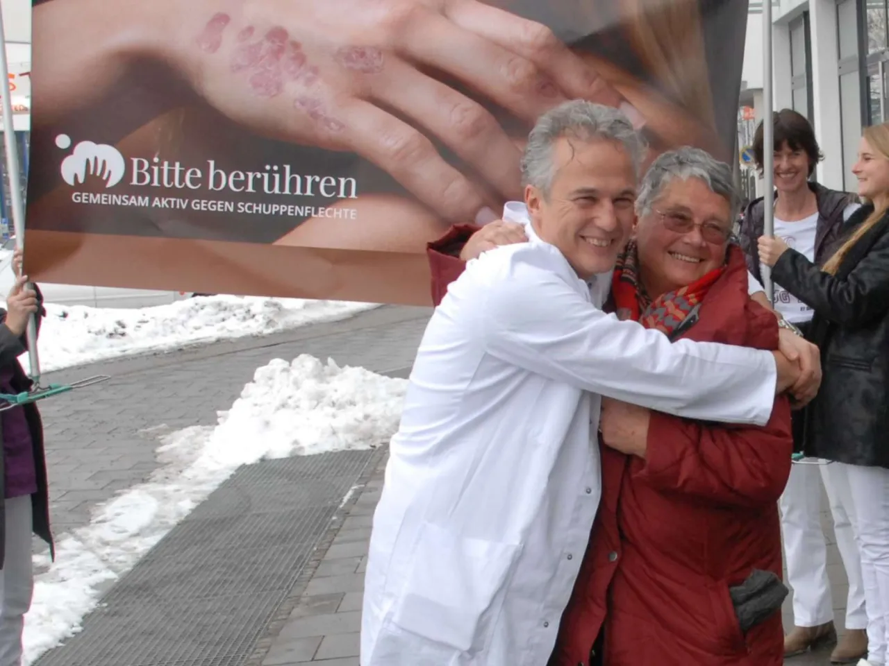 Hautarzt Besuch bei Hautschälung