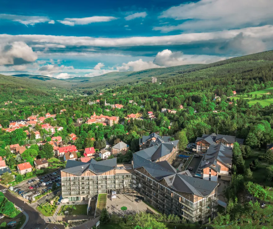 Elements Hotel & Spa Świerad&oacute;w-Zdr&oacute;j widok z lotu ptaka