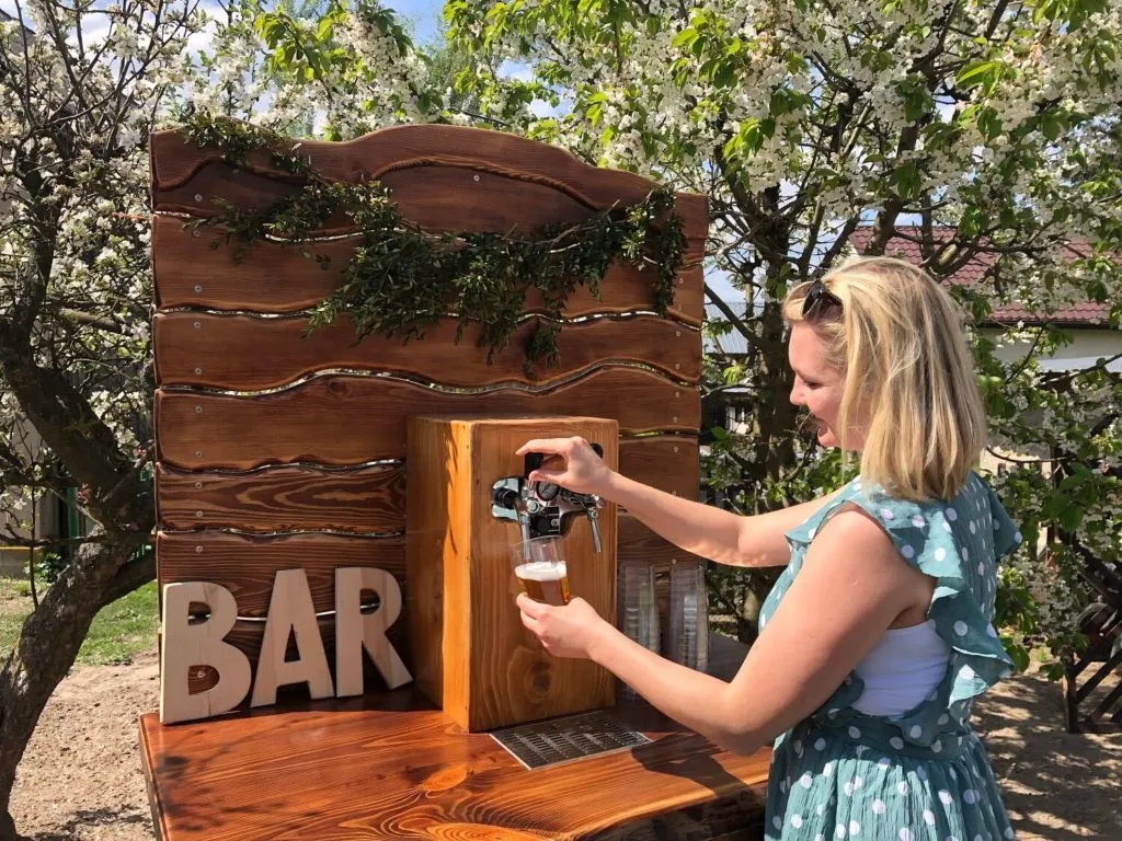 piwo butelkowe i keg na wesele