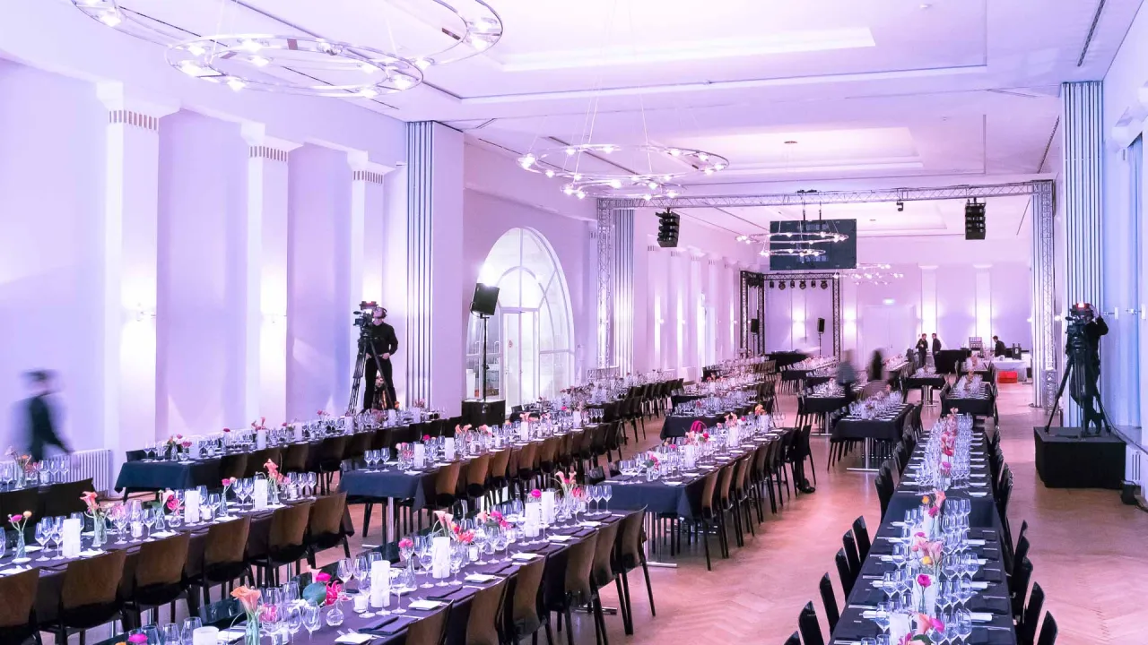 Kursaal Bad Cannstatt Innenansicht Gro&szlig;er Saal Event