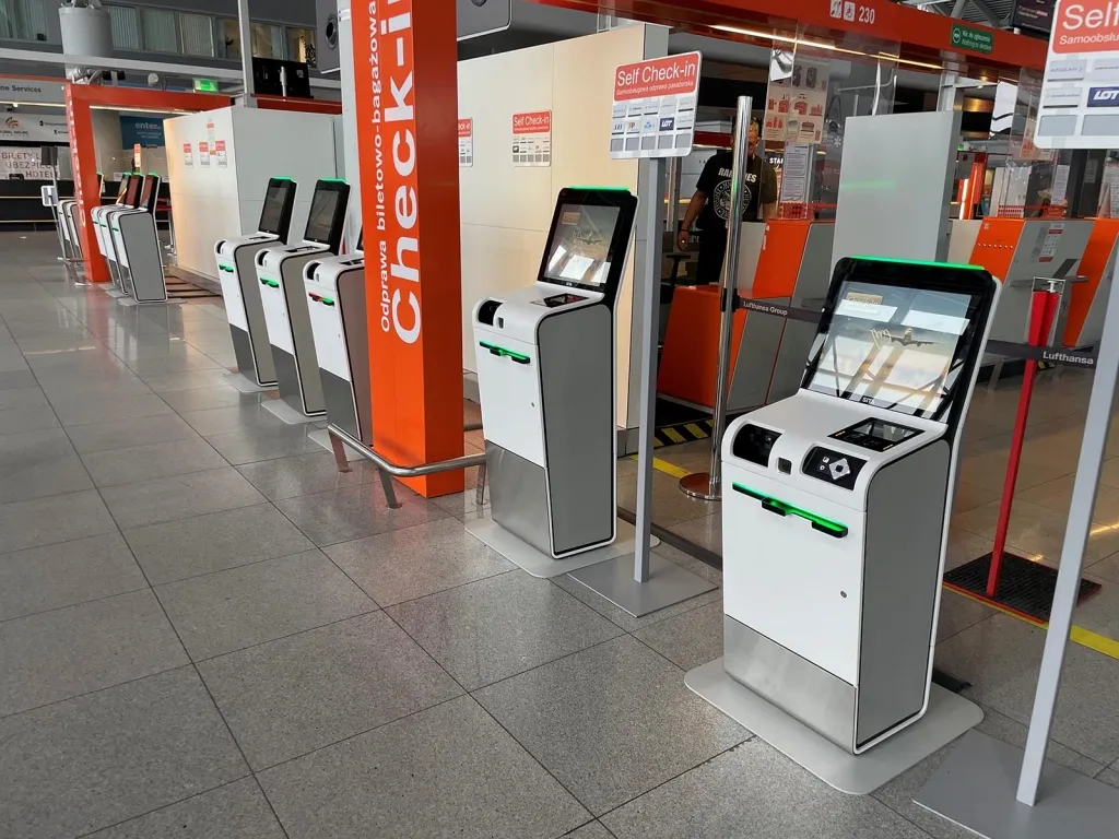 Passport visa verification airport desk