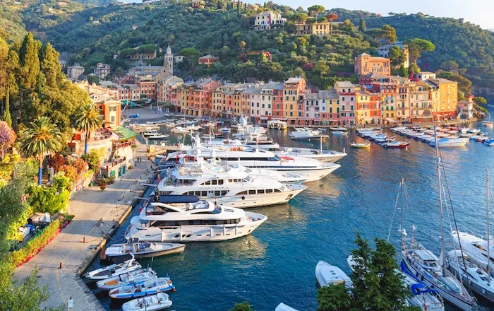 Portofino malerischer Hafen