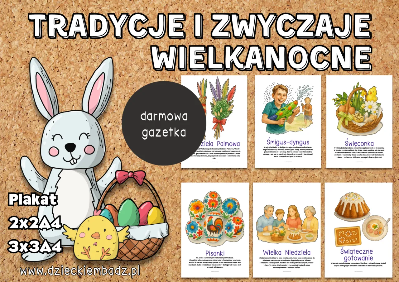 materiały do warsztatów wielkanocnych dla dzieci